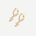 Boucles d'oreilles Croix