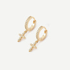 Boucles d'oreilles Croix