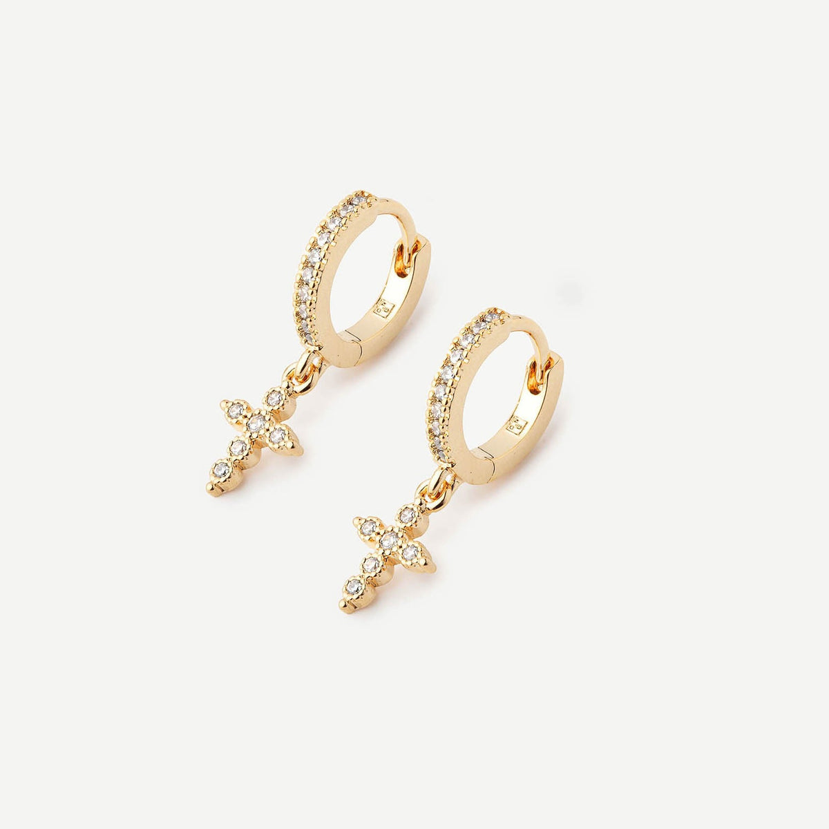 Boucles d'oreilles Croix