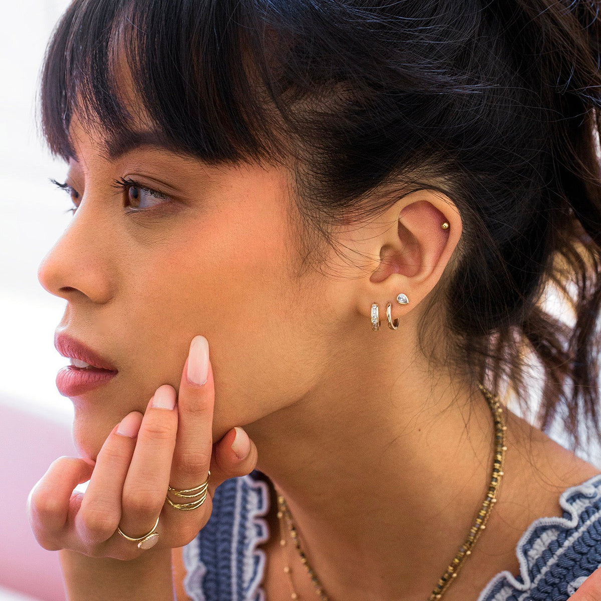 Boucles d'oreilles Éternité