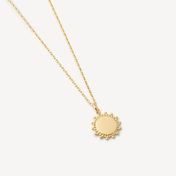Collier Médaille Soleil