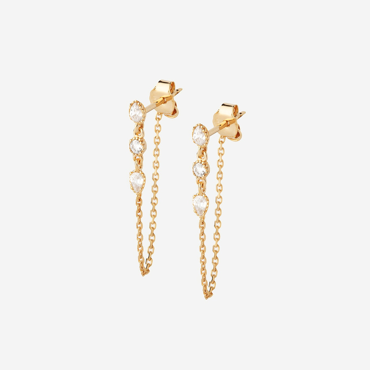 Boucles d'oreilles chaine Zeus