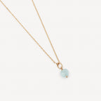 Collier Gaia Aigue Marine