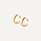 Boucles d'oreilles Torsade