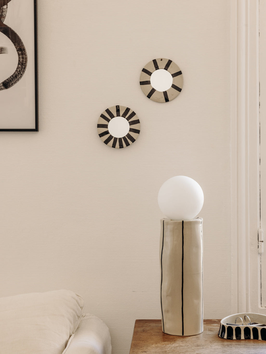 Miroir Circus rayures big