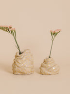 Vase CIRCUS Confettis M YELLOW (pièce unique)