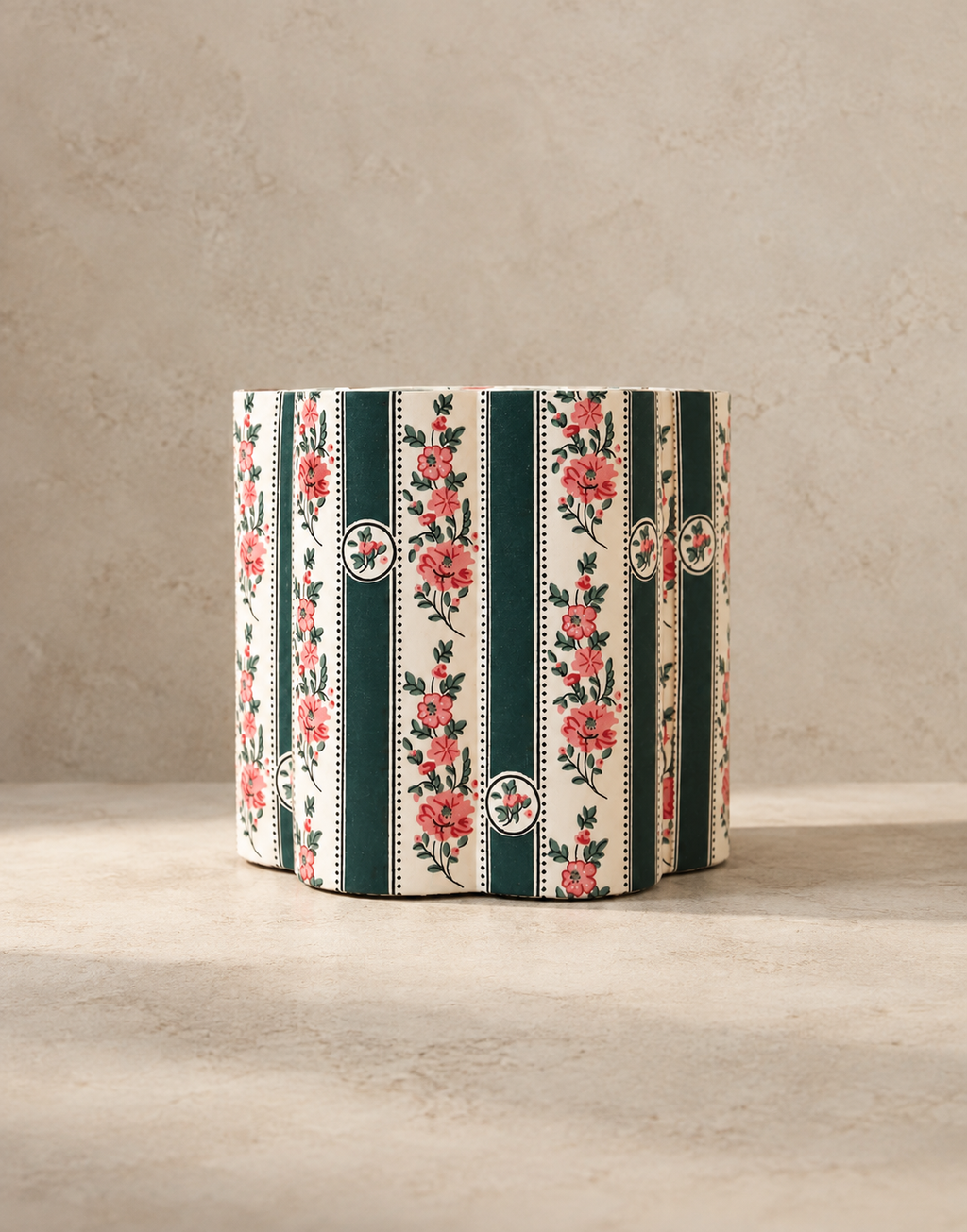 Abat-jour forme fleur Flora "sobremonte vert"