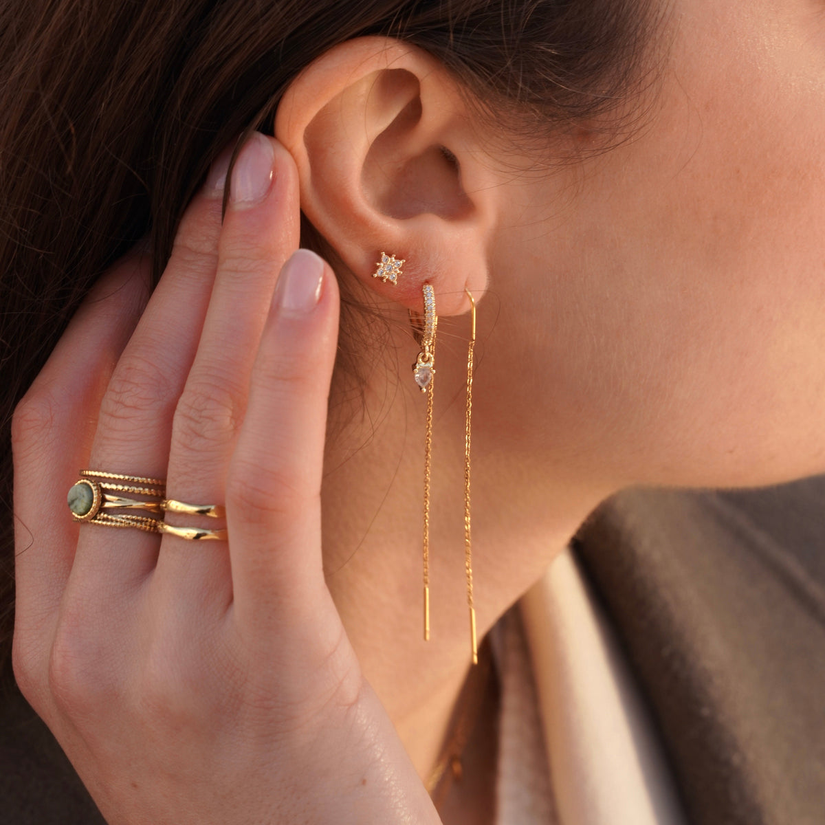 Boucles d'oreilles Étoile du Sud