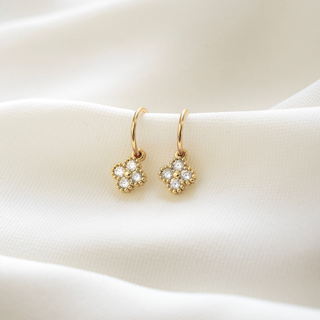 Boucles d'oreilles Trèfle