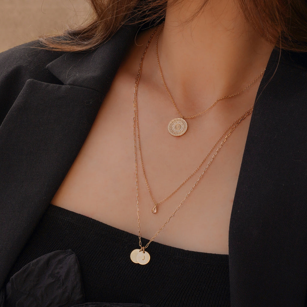 Collier initiale personnalisée
