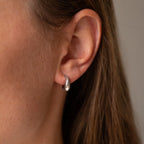 Boucles d'oreilles Ondulées Argent