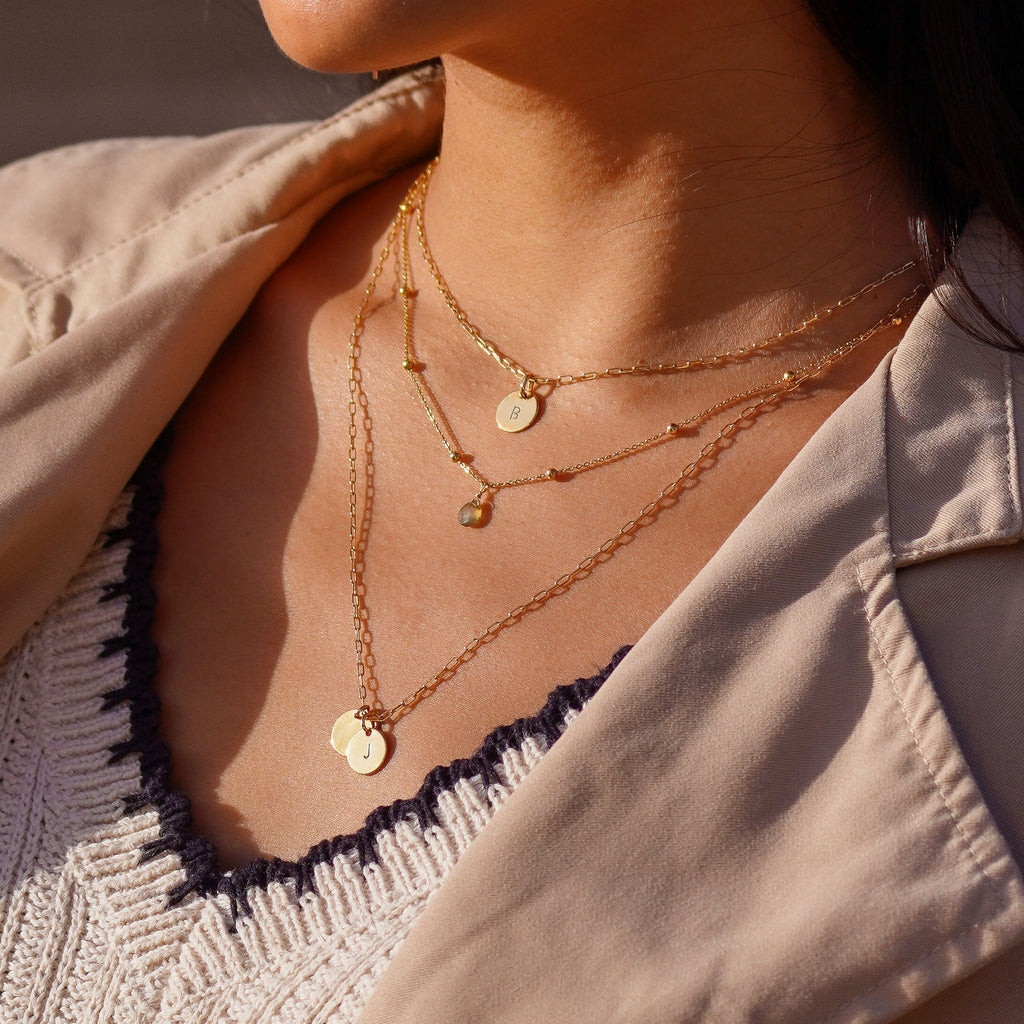 Collier fin Médaille