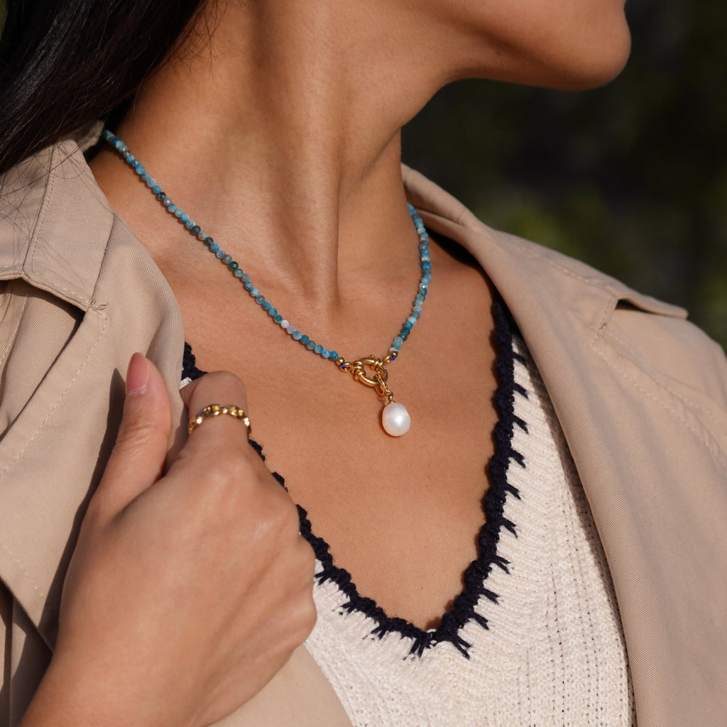 Collier Préhnite