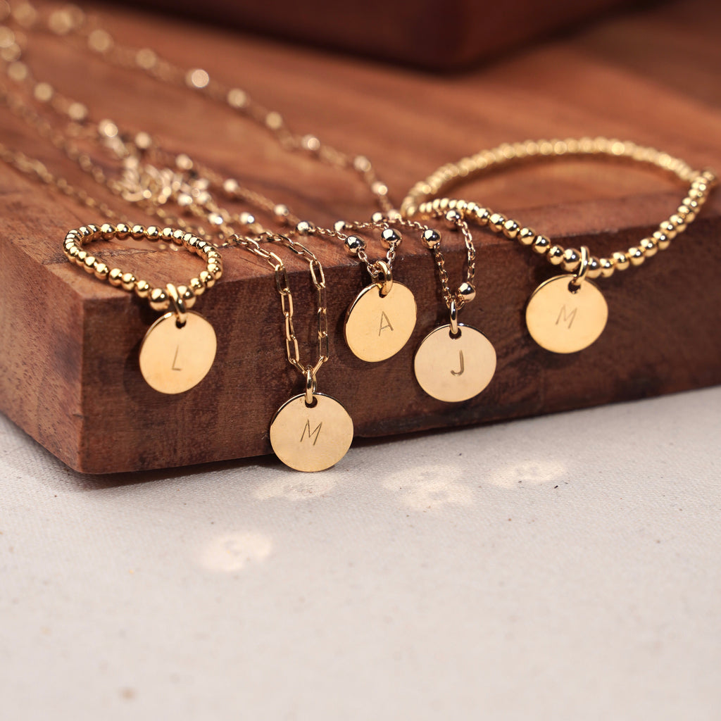 Collier initiale personnalisée
