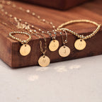 Collier lettre personnalisée