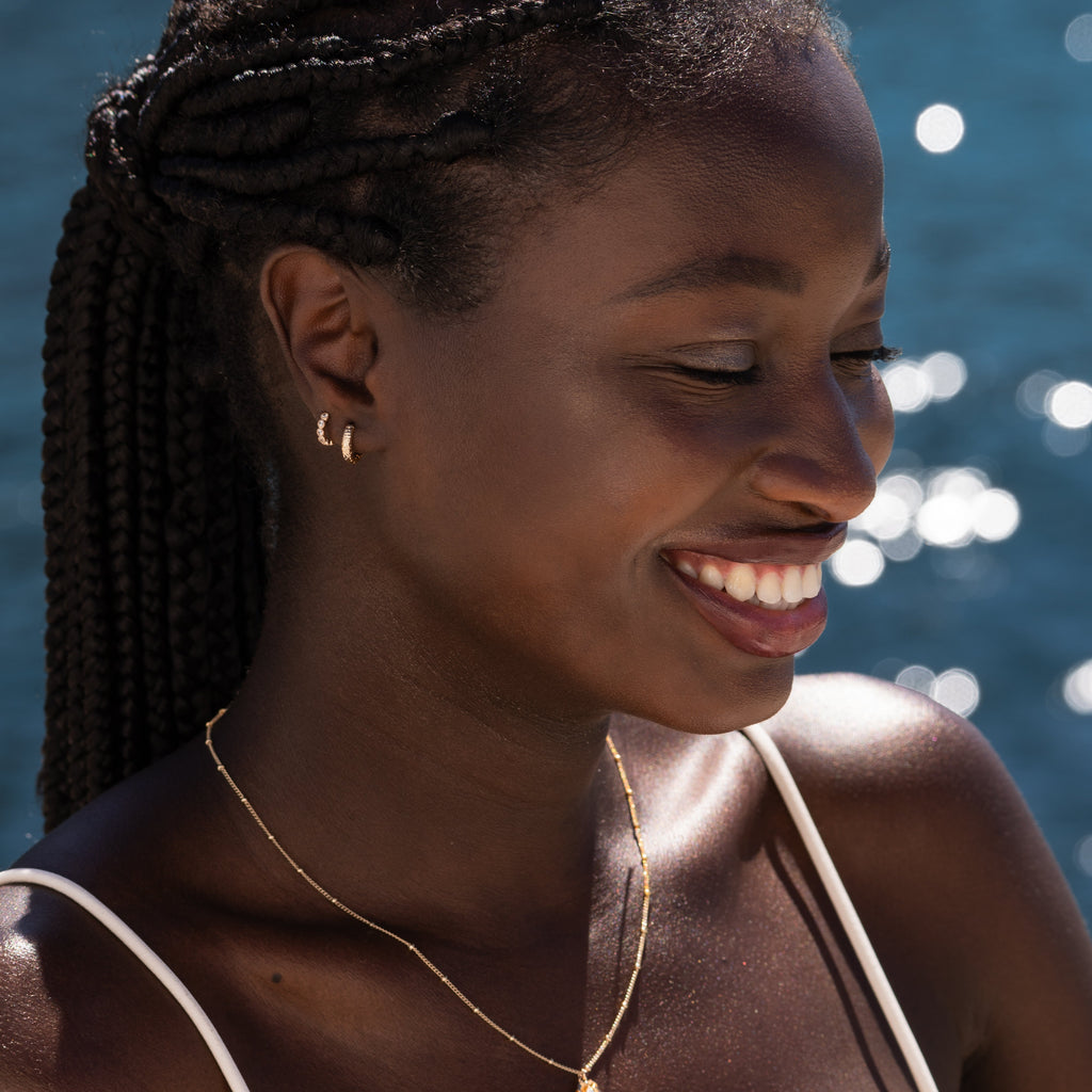 Boucles d'oreilles Serties