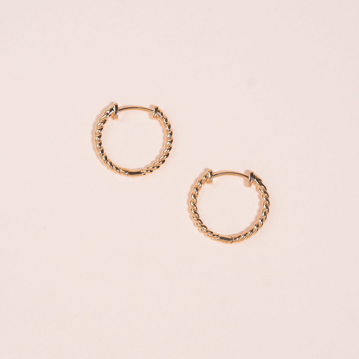 Boucles d'oreilles Tressée