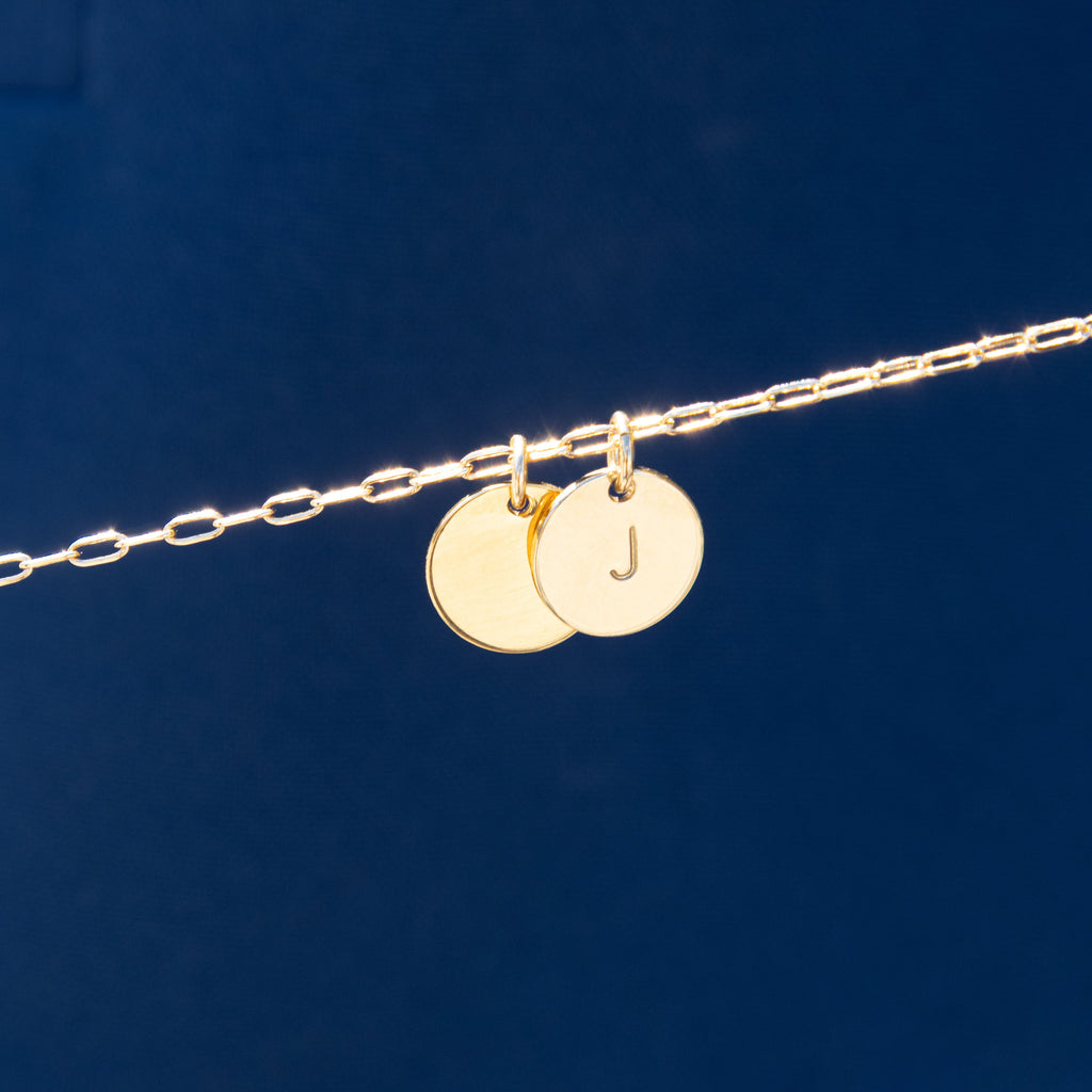 Collier initiale personnalisée