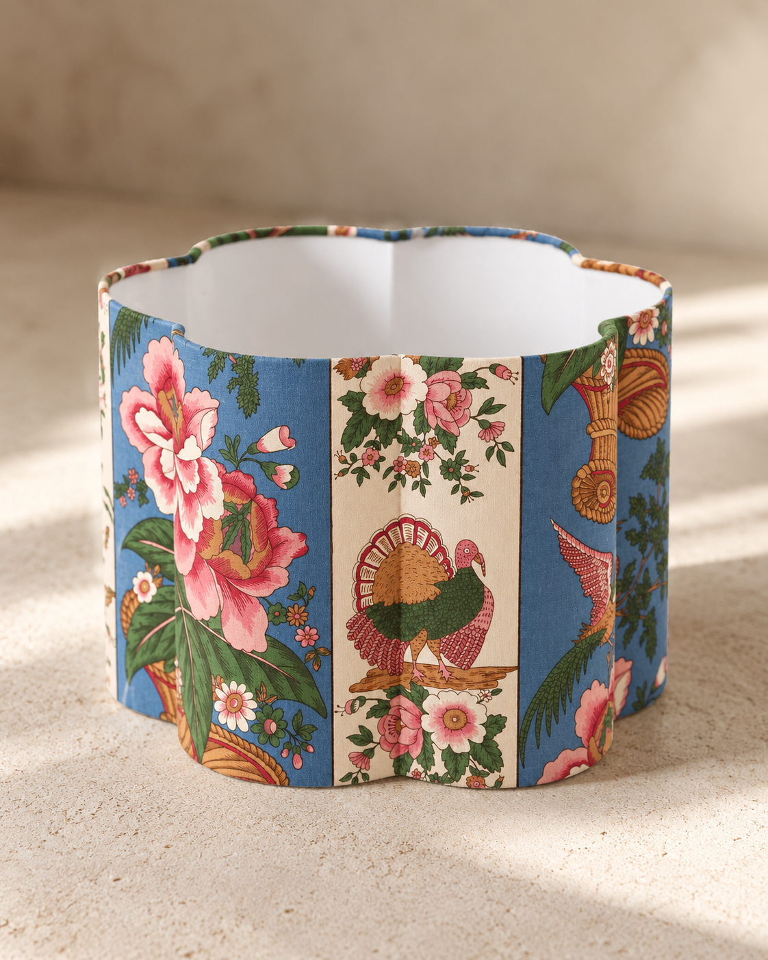 Abat-jour forme fleur Flora "Campinia"