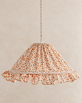 Emilia "fleurettes" conical pendant light with frill