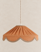 Cosette solid floral-shaped pendant light "caramel"
