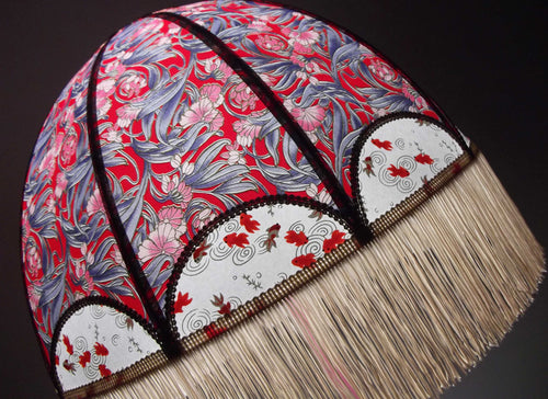 "Séléna" retro Japanese paper lampshade.