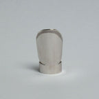 Faux ongles pour manucure française, capsule métallique arrondie
