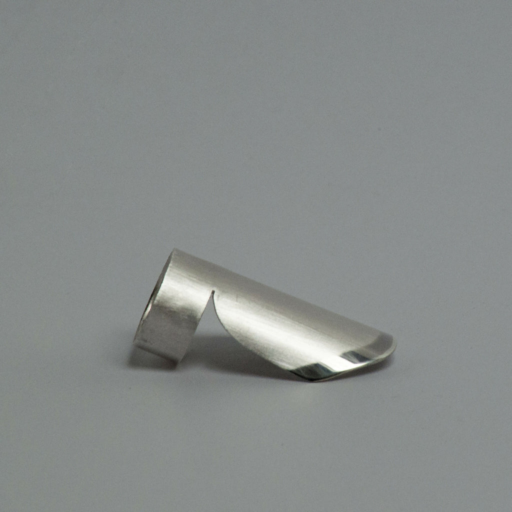 Capuchon d’ongle pour manucure française en métal, forme demi-lune