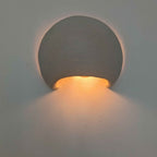 Half-globe wall lamp