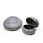 Bague Olivine réglable en argent massif recyclé