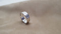 "Sillage" silver ring