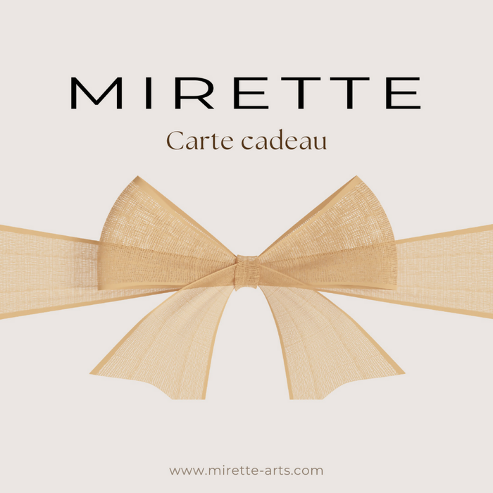 Carte cadeau MIRETTE
