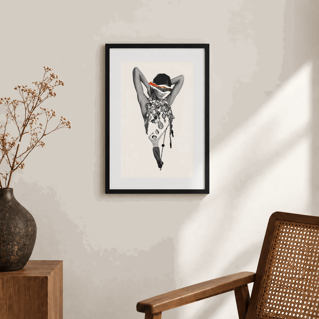Collage analogique – Œuvre originale – Out of your reach