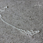 Collier Dentelle horizontale en argent massif 925