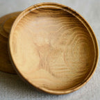 Coupelles en bois fait-main - Double cœur