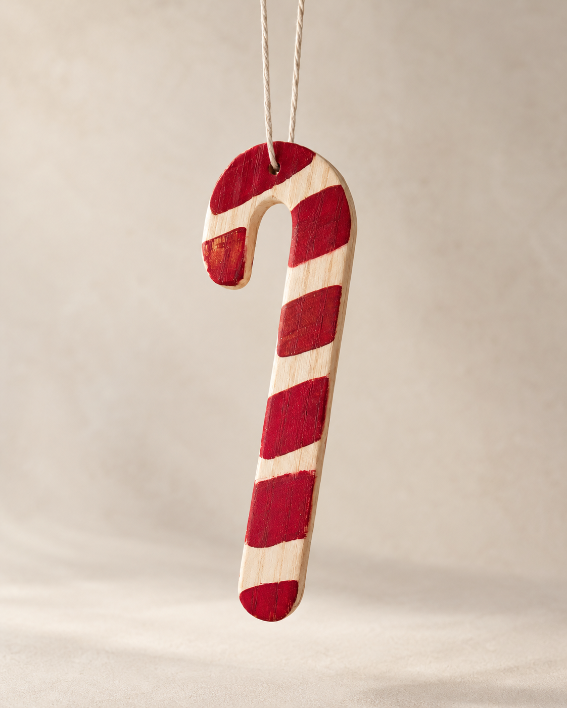 Décoration de Noël Sucre d'orge en bois, NOVA LINIO