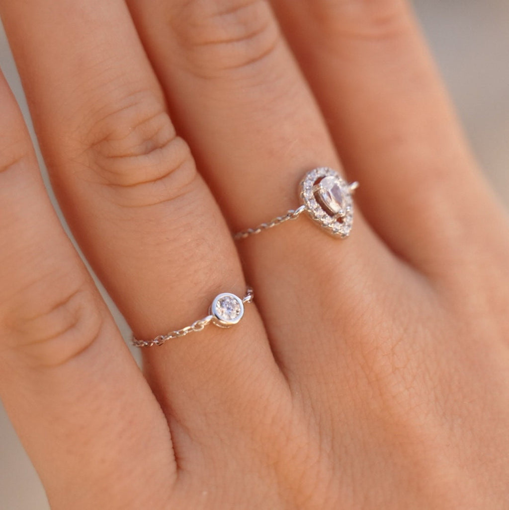 Bague chaine Éclat