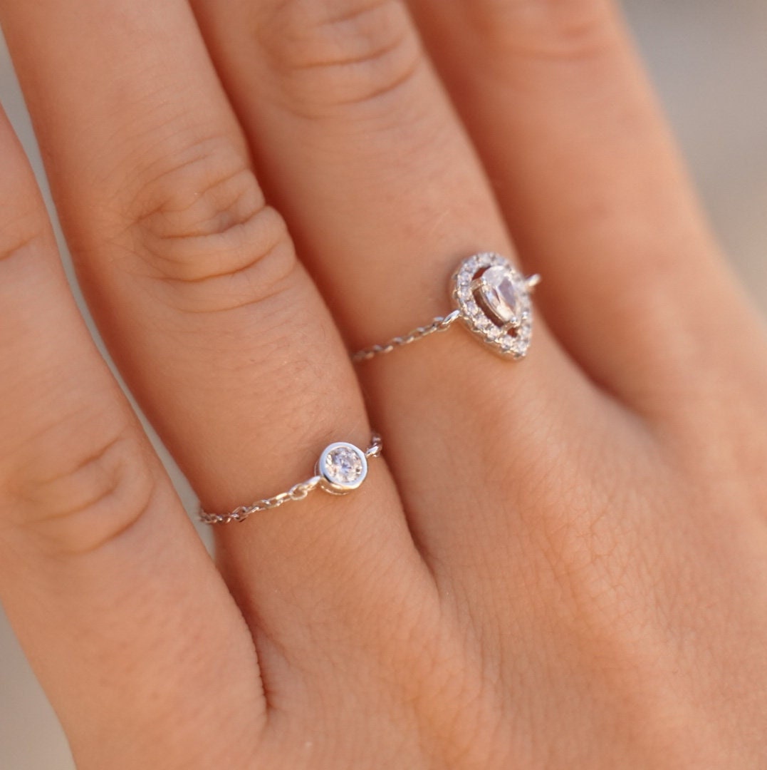 Bague chaine Éclat