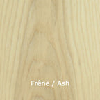 Bois de meuble vinyles en frêne, veinage clair