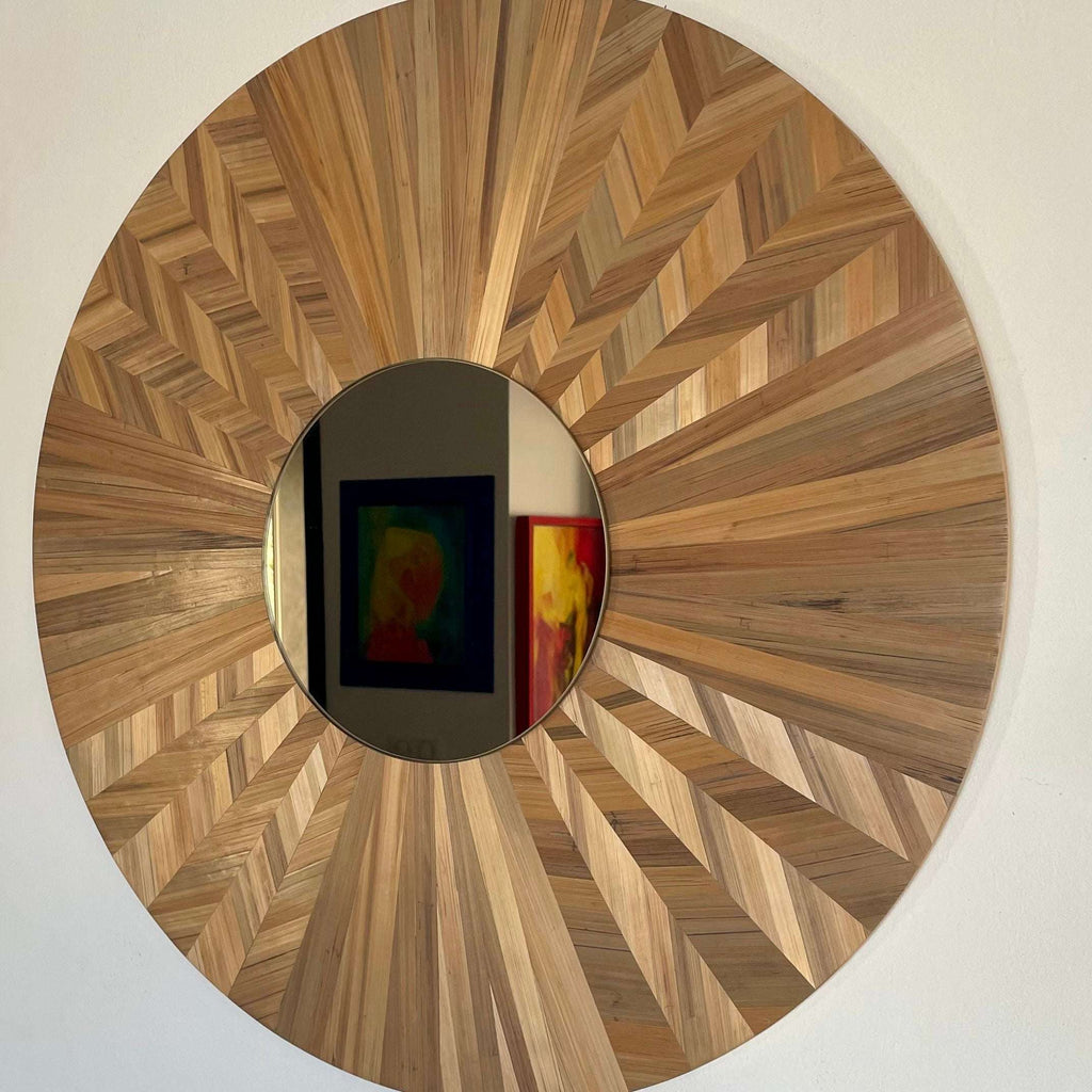 Miroir Rondeur de paille — Grand format
