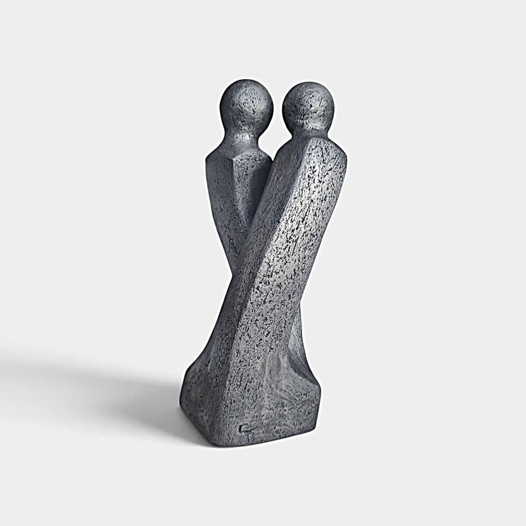 Sculpture contemporaine couple Une danse