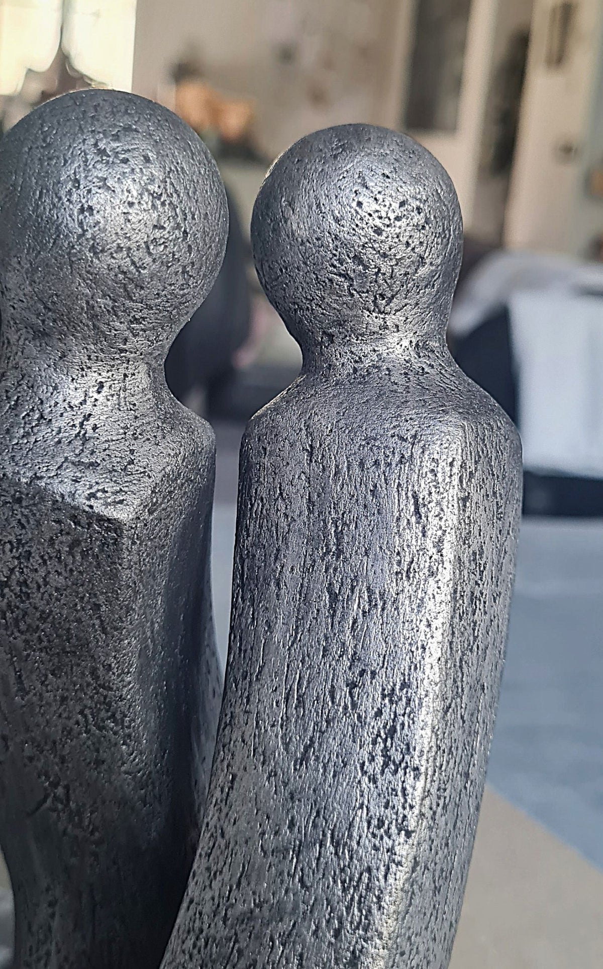 Sculpture contemporaine couple Une danse