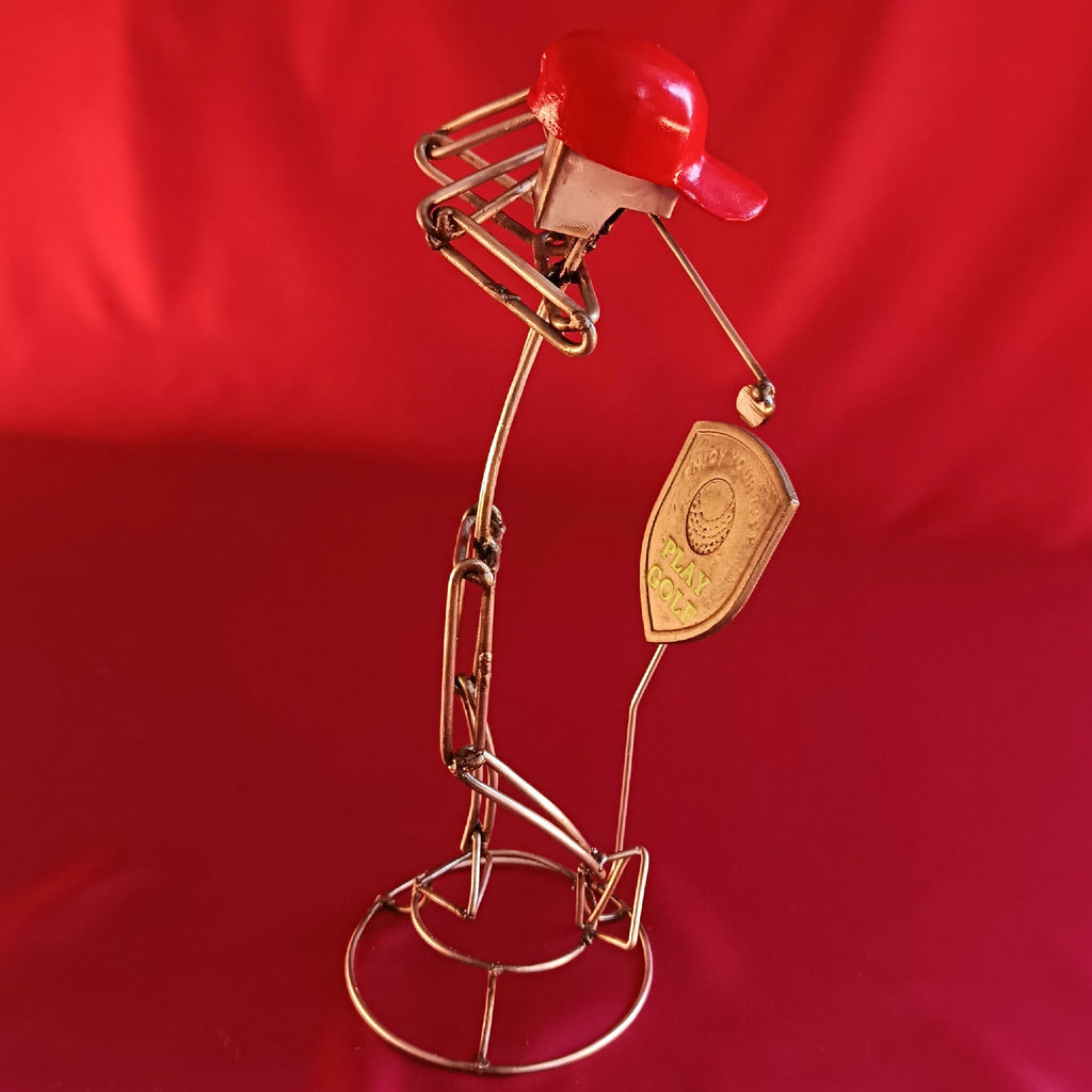 Sculpture - GOLF. The drive