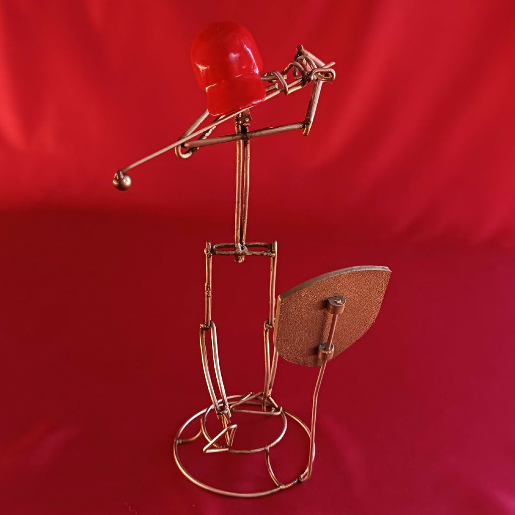 Sculpture - GOLF. The drive