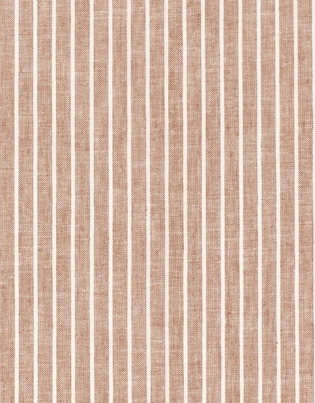 Suspension bohème à franges Bella en tissu rayé terracotta, faite main par Hautlalampe
