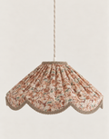 Cosette floral pendant light "fleurs de provence" print