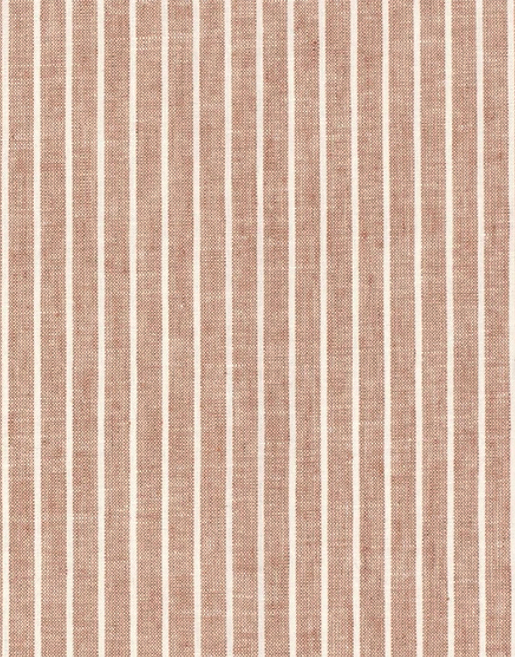 Suspension Emilia en tissu rayé terracotta et blanc à volant plissé main, fabriquée en France par Hautlalampe