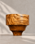 Vase en châtaignier - Vague en nacre